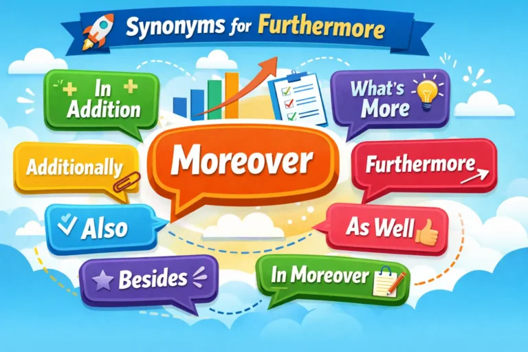 synonyms to furthermore