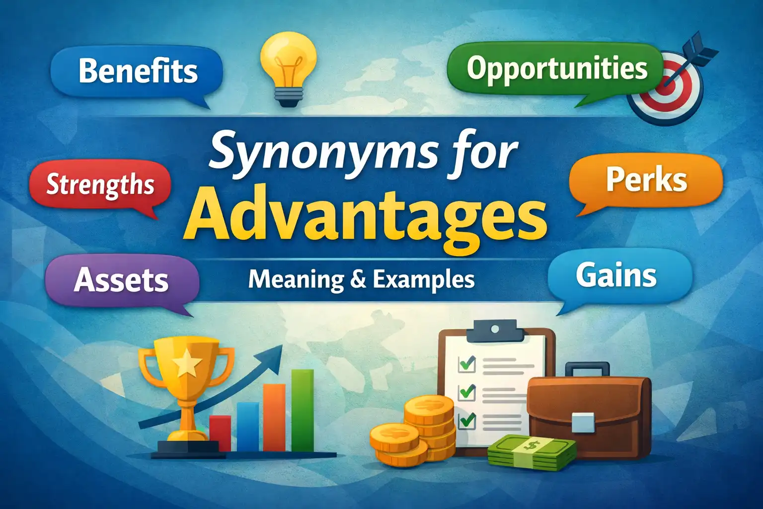 synonyms for advantages