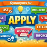 synonyms for apply