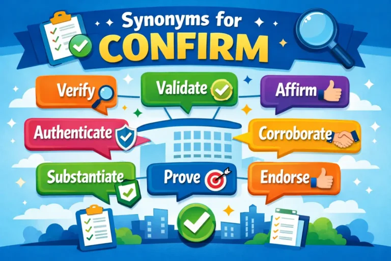 synonyms for confirm