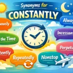 synonyms for constantly