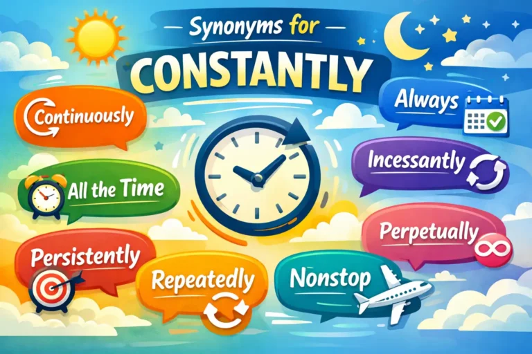synonyms for constantly