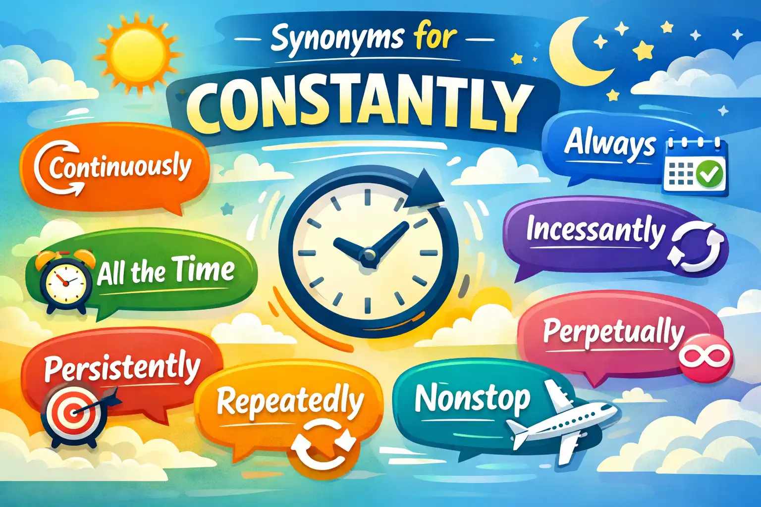 synonyms for constantly