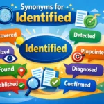 synonyms for identified