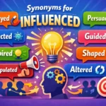 synonyms for influenced