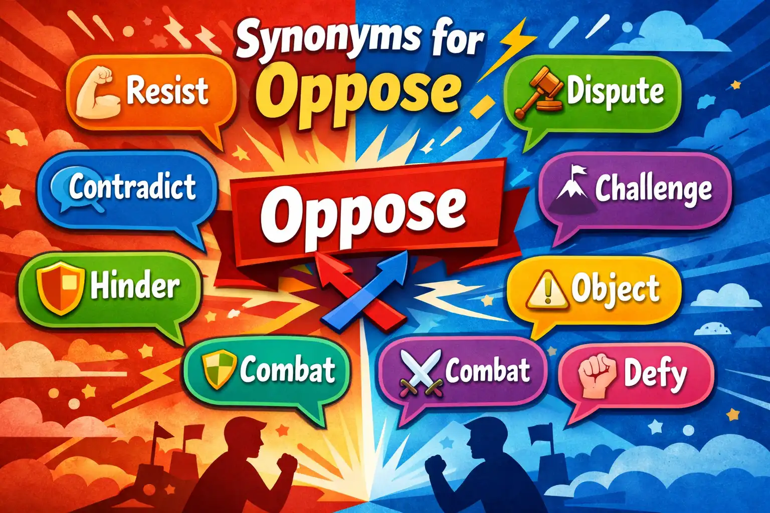 synonyms for oppose