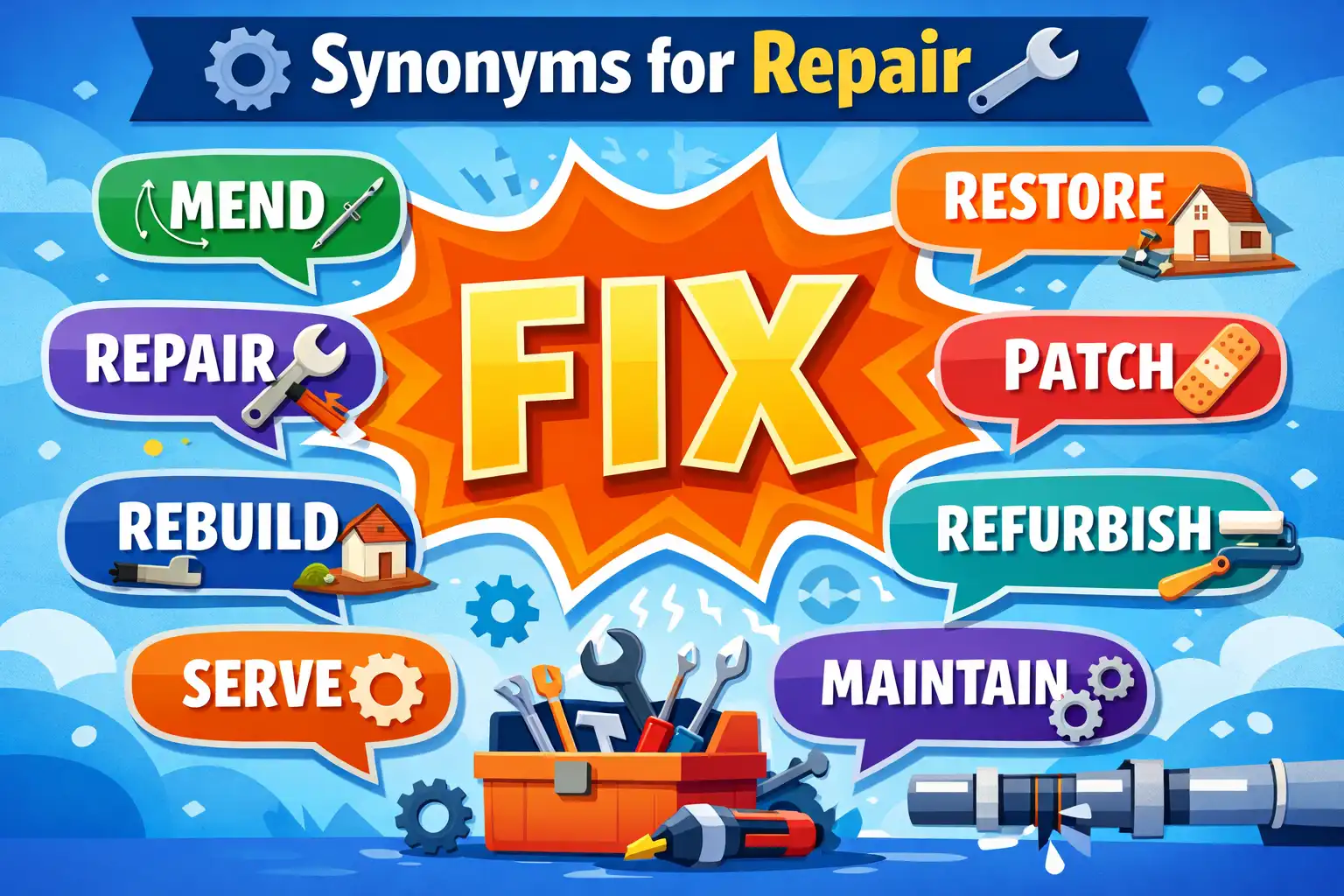 synonyms for repair