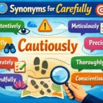 synonyms of carefully