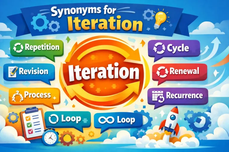 synonyms of iteration