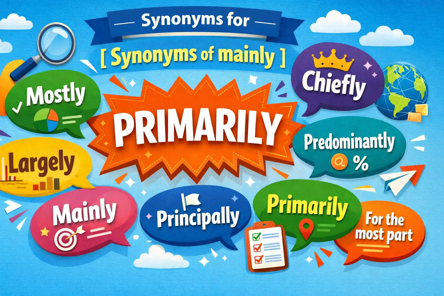 synonyms of mainly