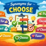 synonyms for choose