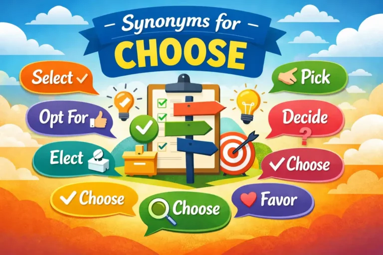 synonyms for choose