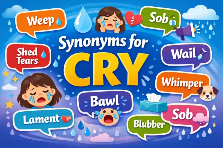 synonyms for cry
