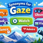 synonyms for gaze