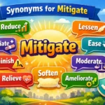 synonyms for mitigate