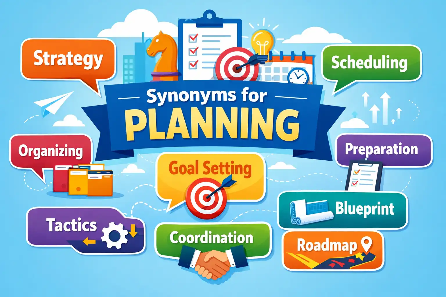 synonyms for planning