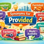 synonyms for provided