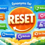 synonyms for reset