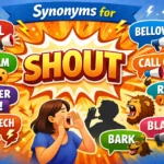 synonyms for shout