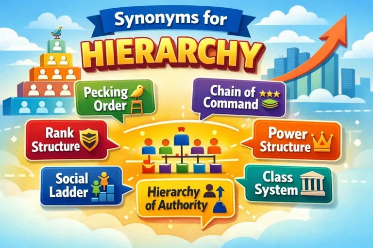 synonyms for hierarchy