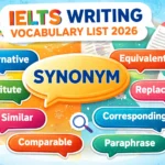 IELTS writing vocabulary list 2026