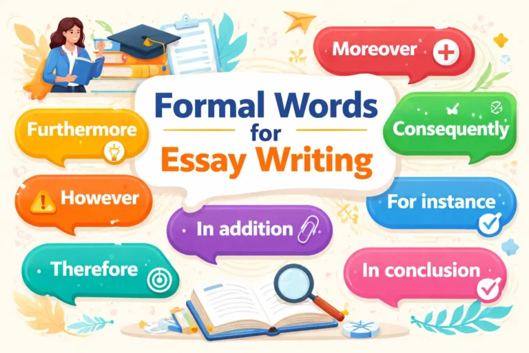 formal words for essay writing