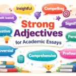strong adjectives for academic essays