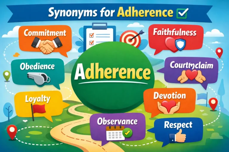 synonyms for adherence