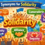 synonyms for solidarity