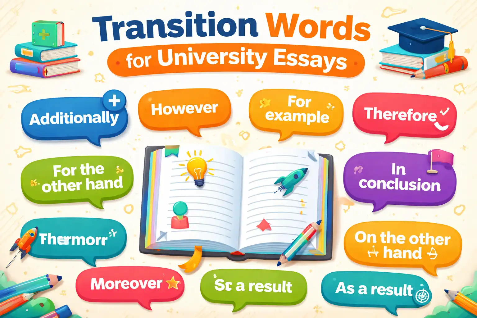 Transition Words for University Essays (2026 Guide)