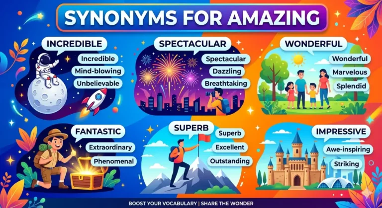 Synonyms for Amazing