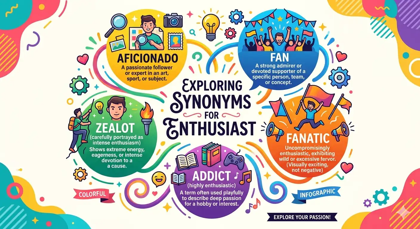 synonyms for enthusiast