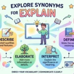 synonyms for explain