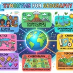 synonyms for geography