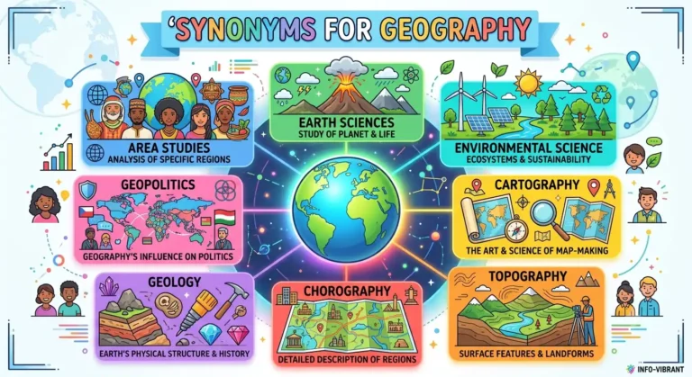 synonyms for geography