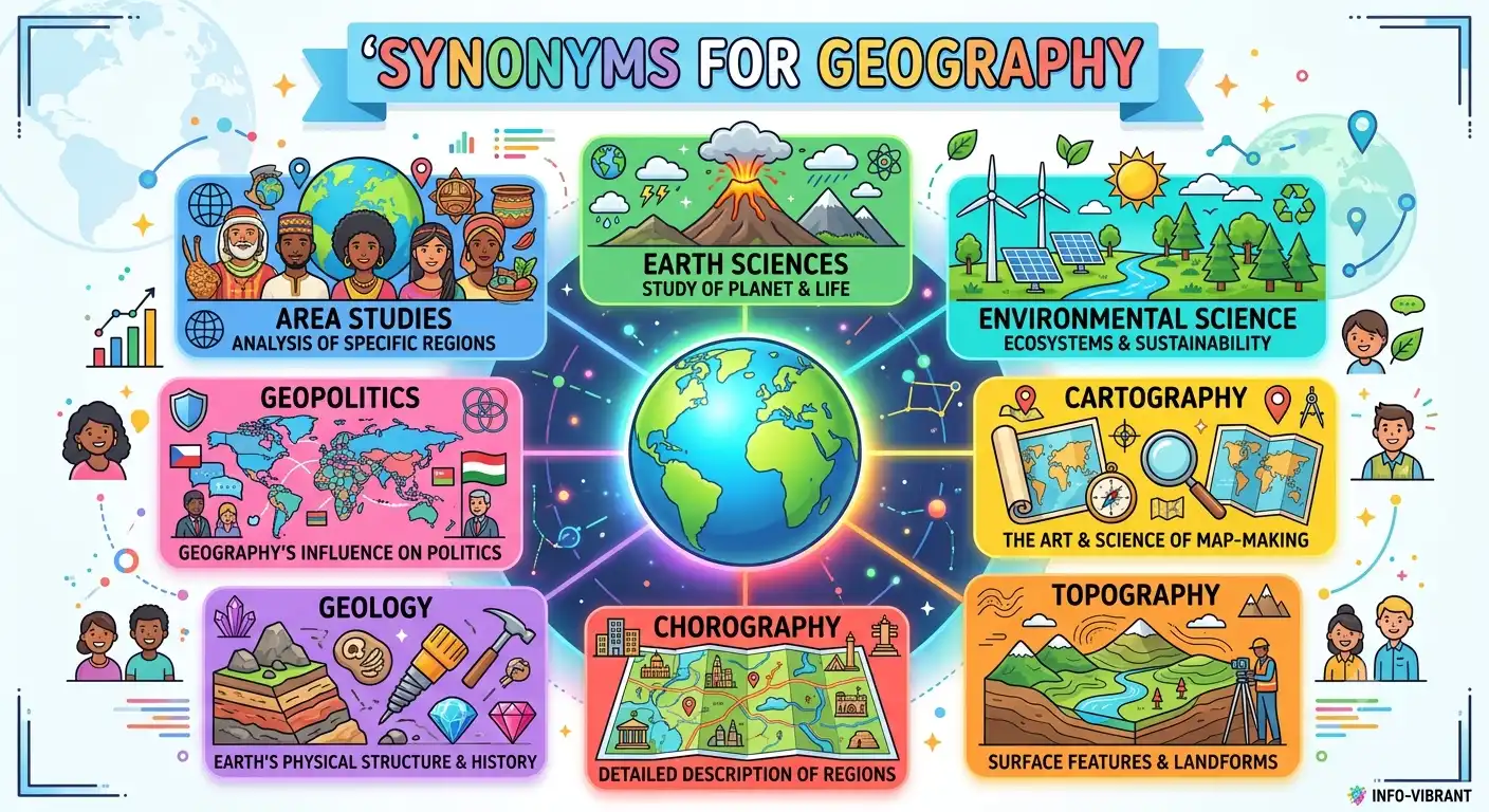 synonyms for geography