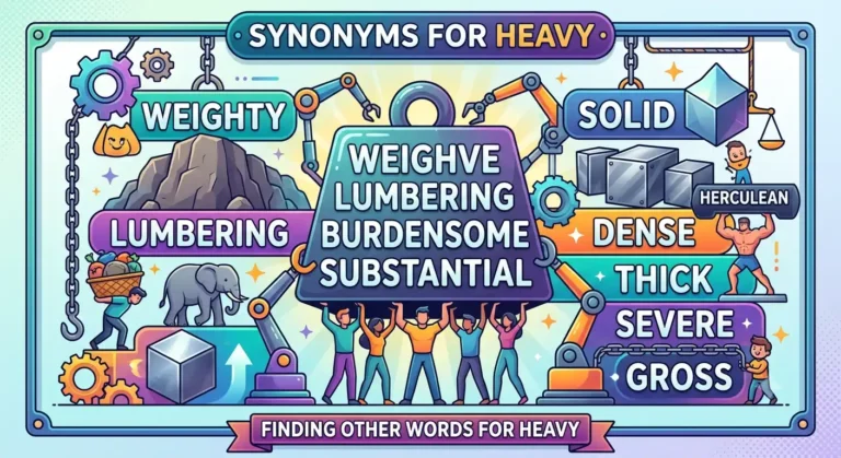 synonyms for heavy
