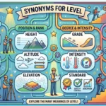synonyms for level