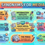 synonyms for media