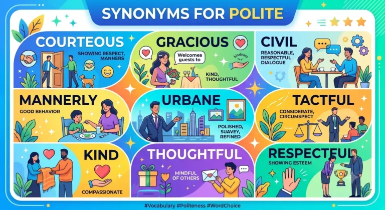 synonyms for polite