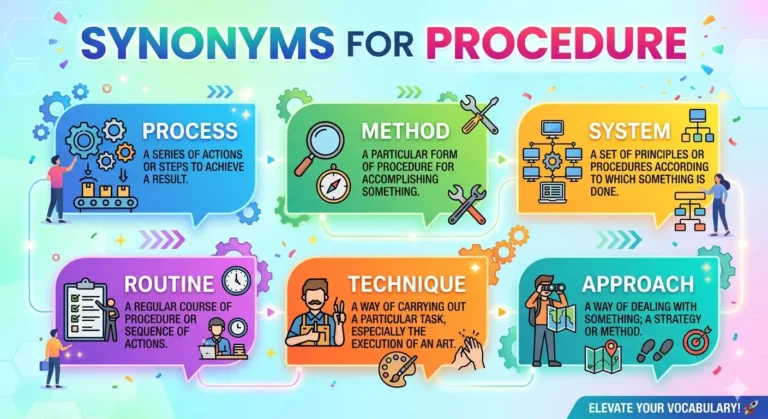 synonyms for procedure