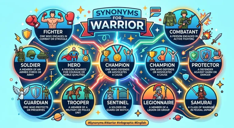 synonyms for warrior