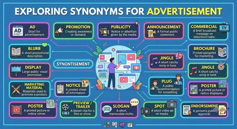 synonyms for advertisement