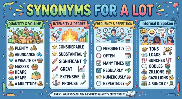 synonyms for alot