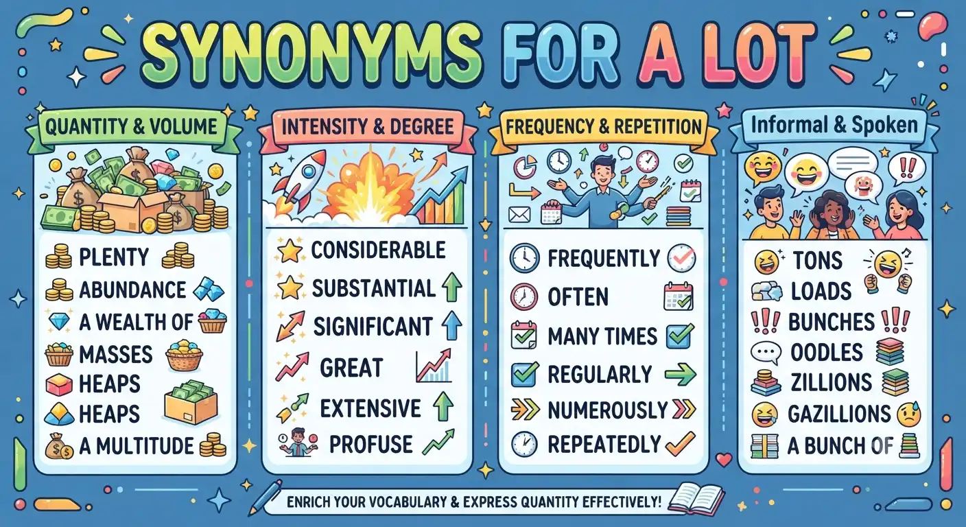 synonyms for alot