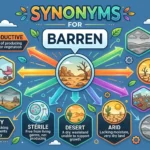 synonyms for barren