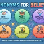 synonyms for believe