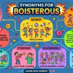synonyms for boisterous