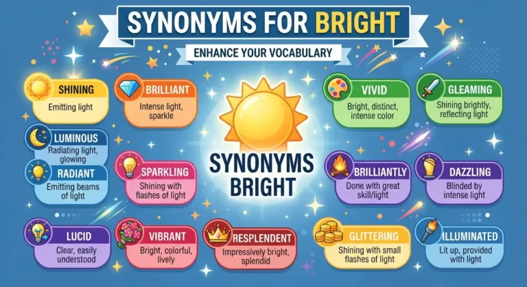 synonyms for bright