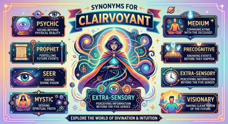 synonyms for clairvoyant